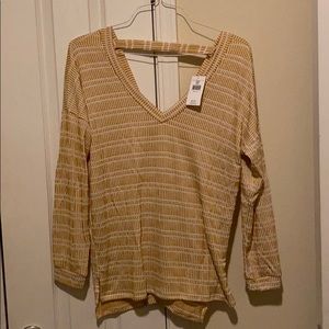 Daytrip long-sleeve lace-up top